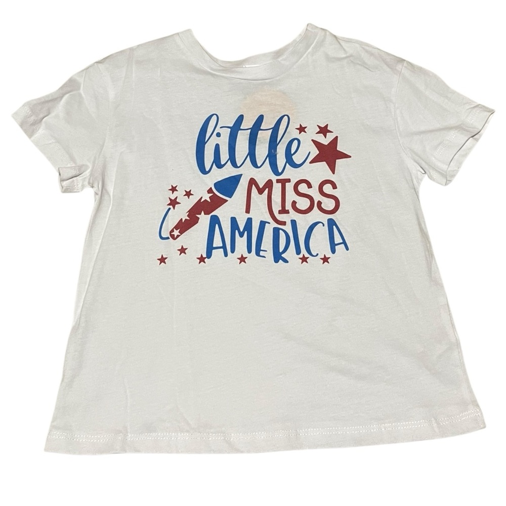 Patriotic Kids Tee - White